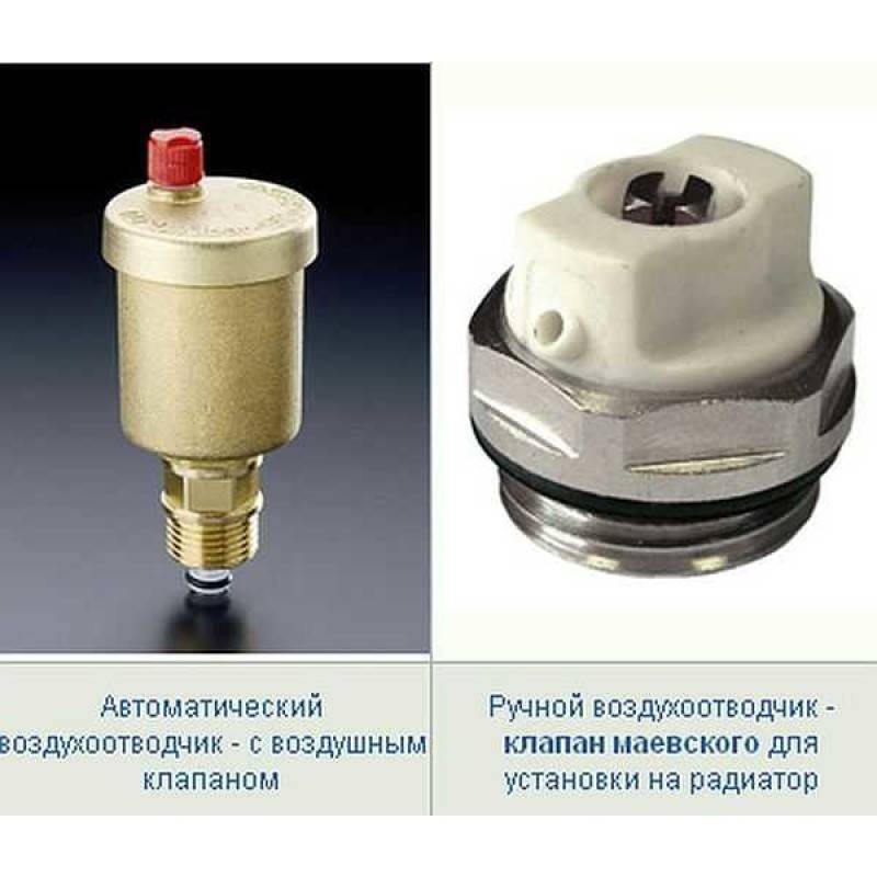 Автоматический воздухоотводчик: воздушный клапан для отопления и система сброса