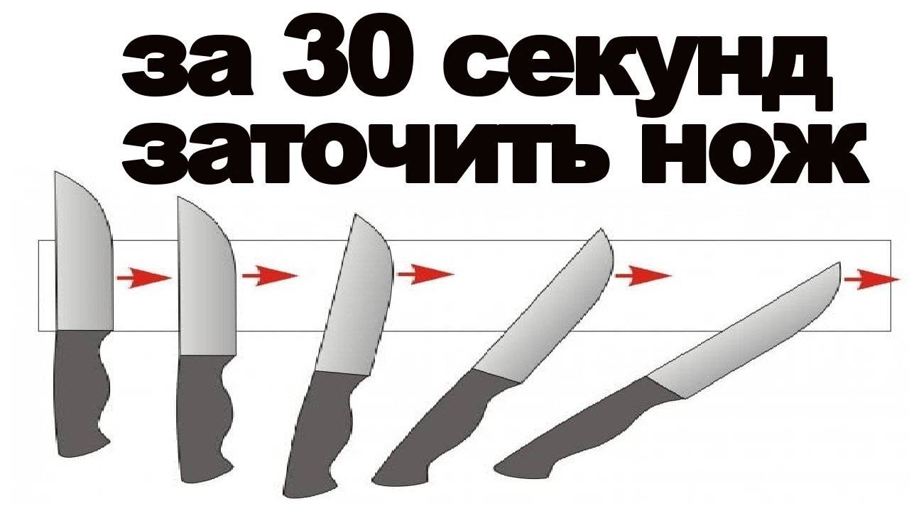 Как заточить кухонный нож – 7 шагов для новичков