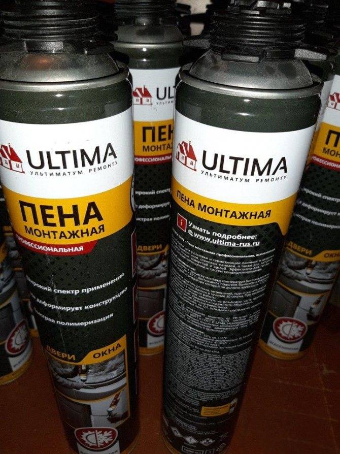 Зимняя монтажная пена: особенности и применение