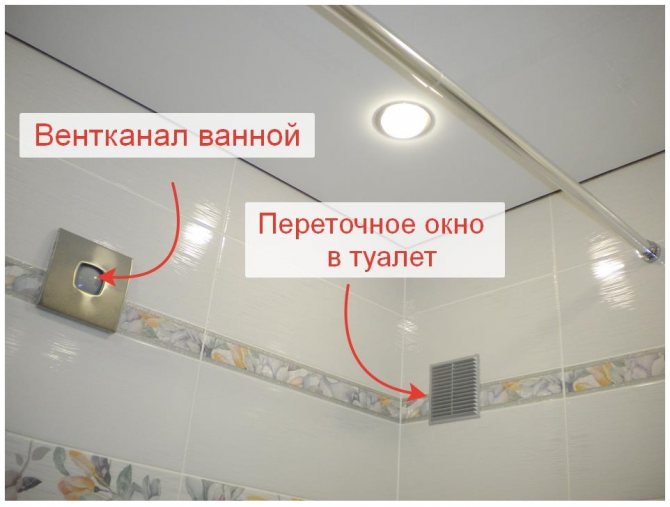 Вентиляция в ванной комнате и туалете