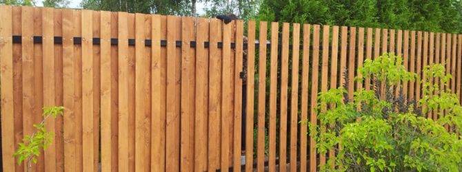 Решаем каким сделать забор из дерева