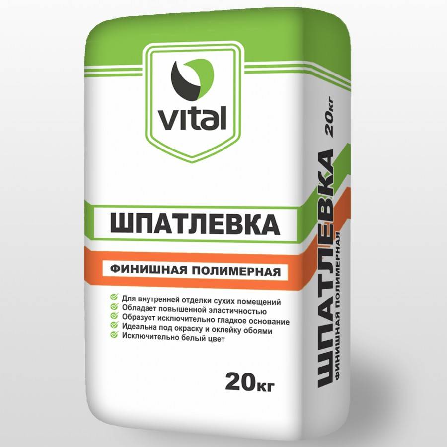 Виды готовых шпатлевок, свойства, различия