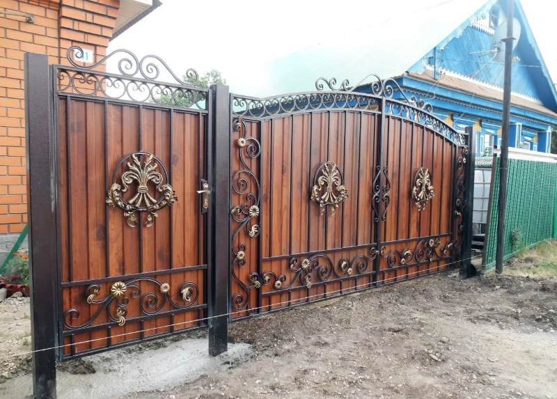 Кованые калитки (фото)