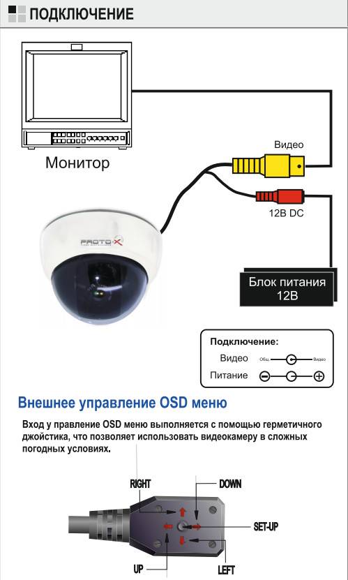 Как подключить камеру видеонаблюдения напрямую к монитору: подключение 3 способа