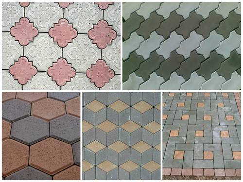 Варианты укладки тротуарной плитки и способы монтажа