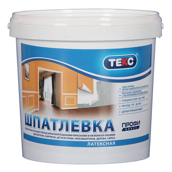 Виды готовых шпатлевок, свойства, различия