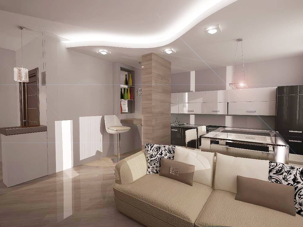Кухня гостиная 30 м кв: дизайн, фото, особенности, зонирование, цвета