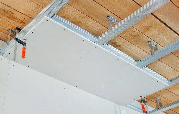 Технология монтажа потолка из гипсокартона: шаг профиля для гипсокартона на потолок, шаг подвесов для потолка, правила монтажа гипсокартонного потолка, установка профилей