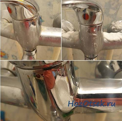 Как убрать известковый налет с крана: средства для чистки смесителя, аэратора в ванной и на кухне