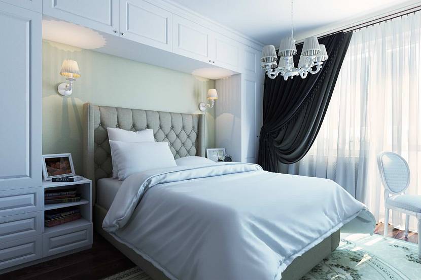 Современный дизайн интерьера комнаты площадью 12 кв. м.