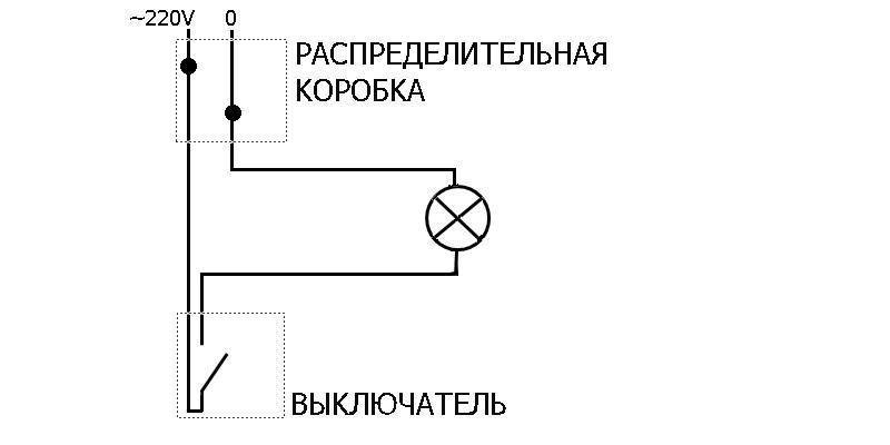 Схема подключения двойного выключателя на две