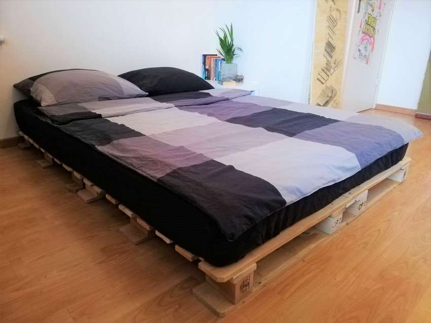Кровать из поддонов: стильное дизайнерское решение своими руками