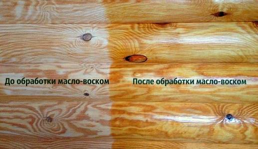 Обработка древесины маслом. виды масел и методы обработки