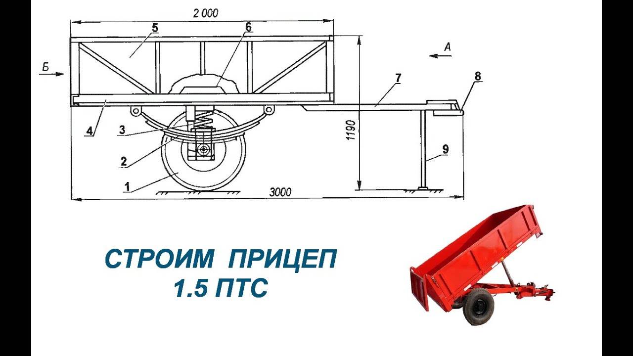 Прицеп для мотоблока своими руками