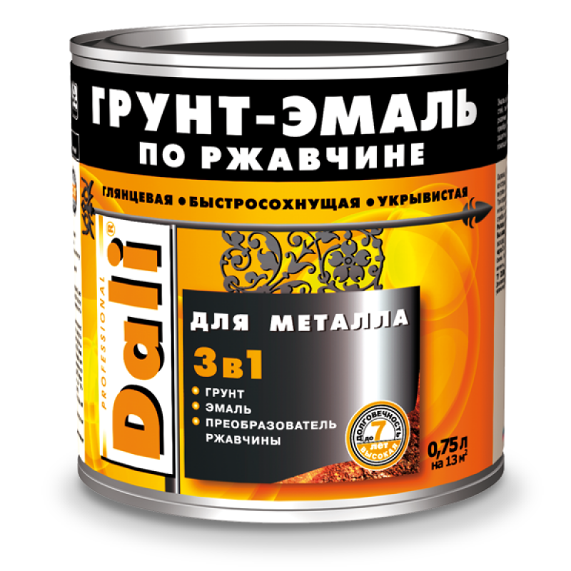 Краска по металлу 3 в 1: использование по ржавчине