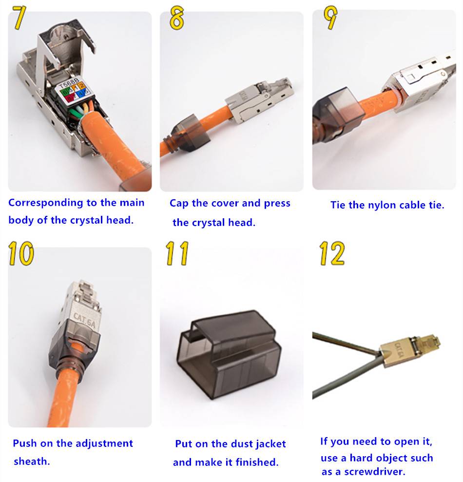 Как обжать сетевой кабель lan фиксатором или отверткой