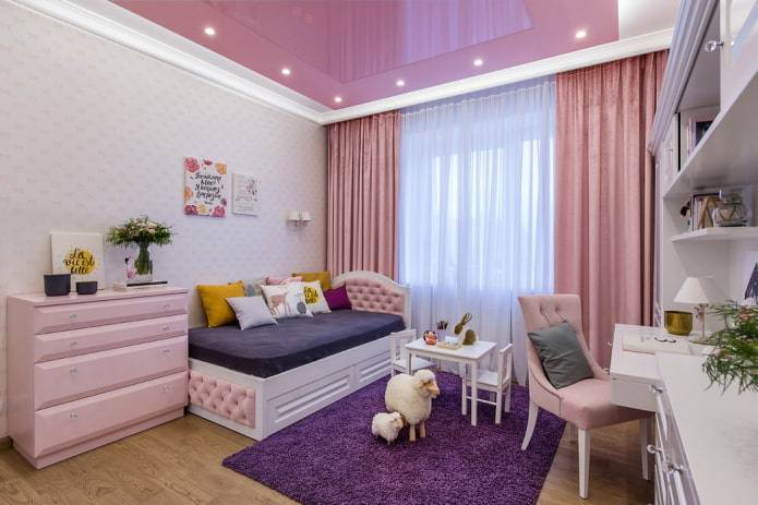 Сиреневая спальня (75 фото): идеи дизайна интерьера в розово-сиреневых тонах, сочетание разных оттенков и цветов