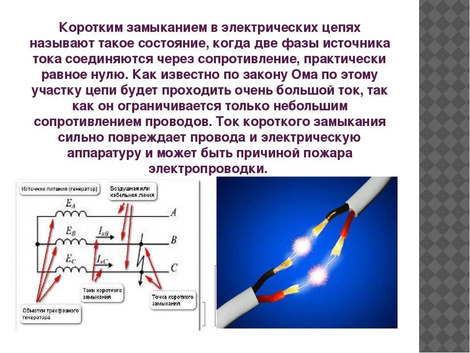 Неисправности электропроводки: замыкание и обрыв