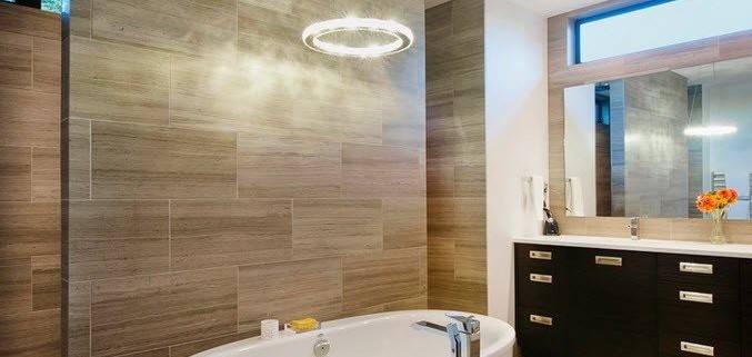 Отделка ванной плиткой - 155 фото красивых идей и сочетаний при оформлении ванной комнаты