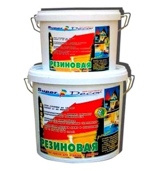 Резиновая краска super decor: характеристики состава rubber, отзывы