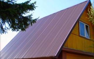 Технология покрытия крыши профнастилом