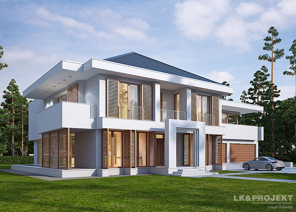 Дома в стиле модерн, современные проекты в стиле модерн с террасами, красивый дизайн загородного дома