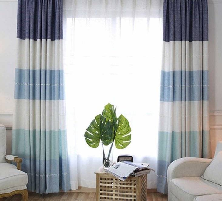 Шторы в полоску - 115 фото интересных идей и стильных сочетаний полосатых моделей