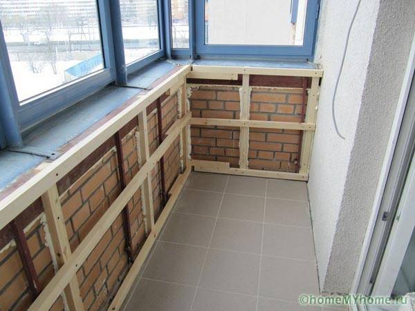 Описание вариантов внутренней отделки балкона | эконом-балкон.ру