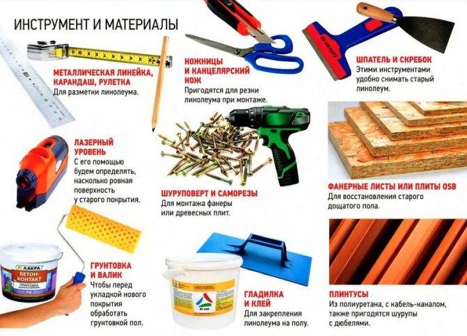 Как правильно клеить линолеум?