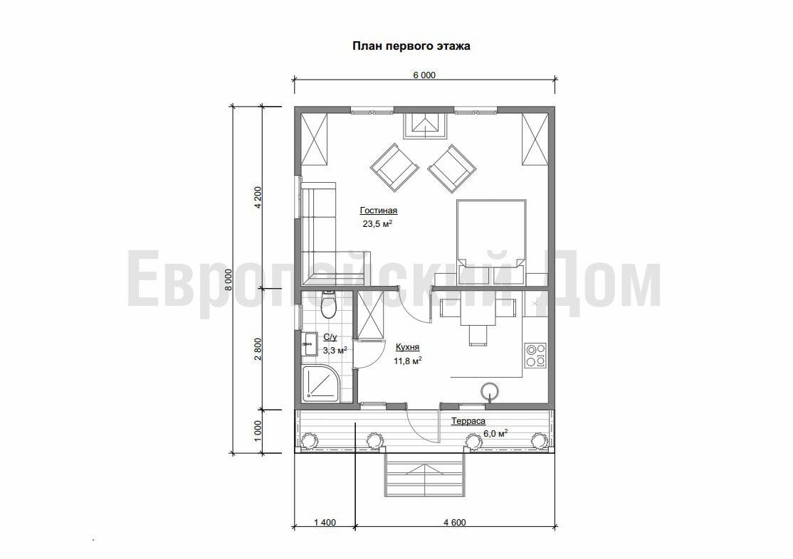 Проекты одноэтажных домов цены под ключ, проекты в москве
