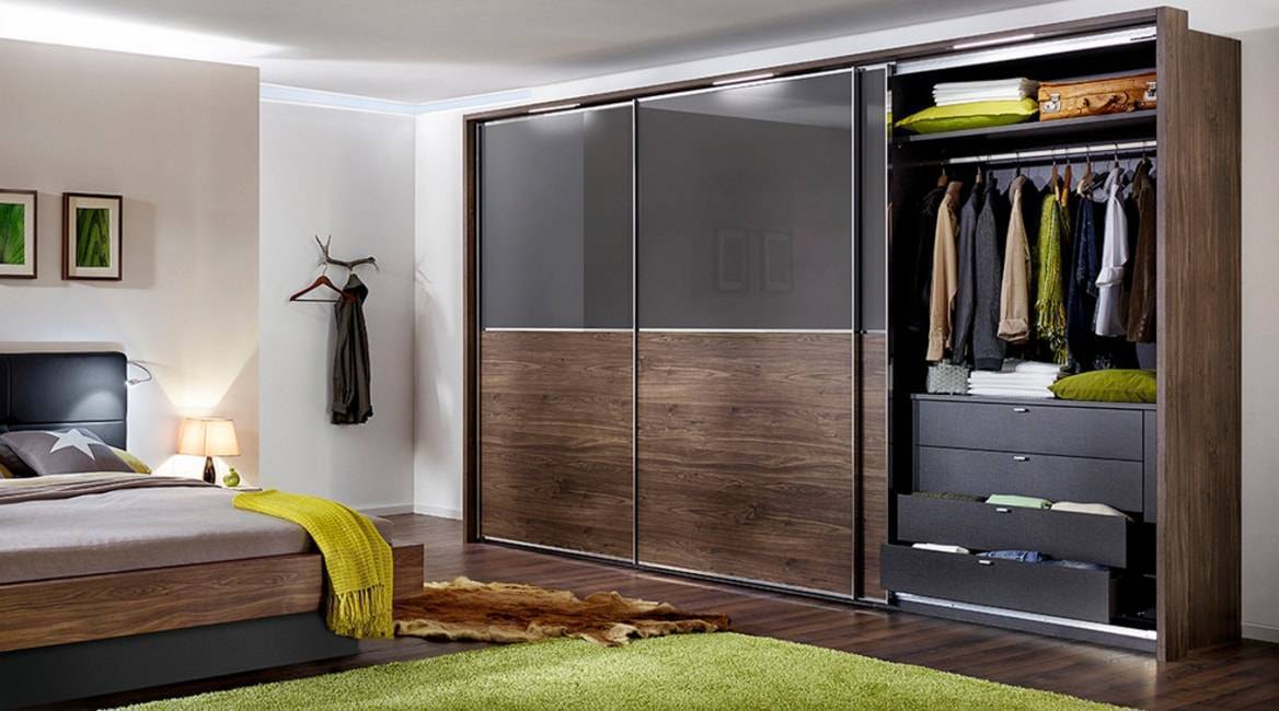 Угловой шкаф-купе в спальню: 160+ (фото) современного дизайна