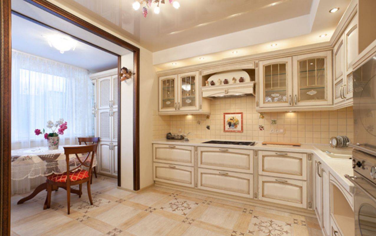 100 лучших идей: кухня совмещенная с балконом на фото