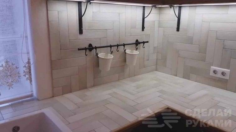 Столешница из плитки своими руками - 195+ (фото) для кухни/ ванной