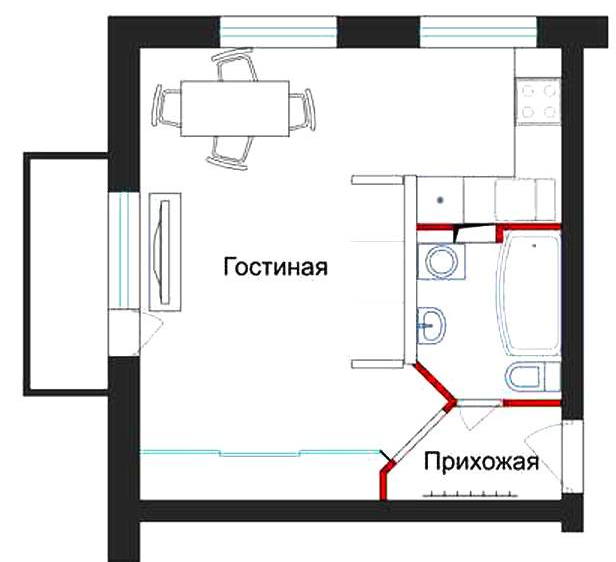 Планировка хрущевки 4 комнаты