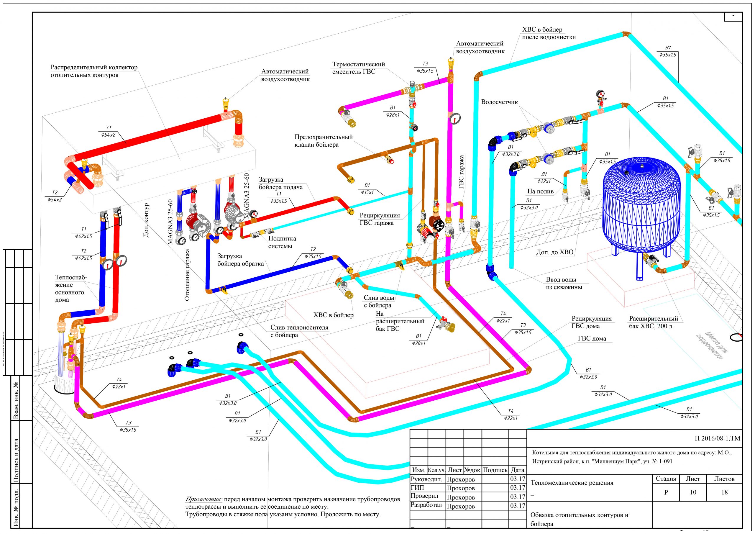 Гидравлический расчет системы отопления
