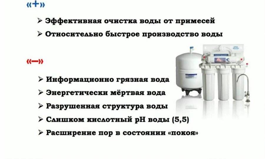 Как устроен и работает фильтр обратного осмоса
