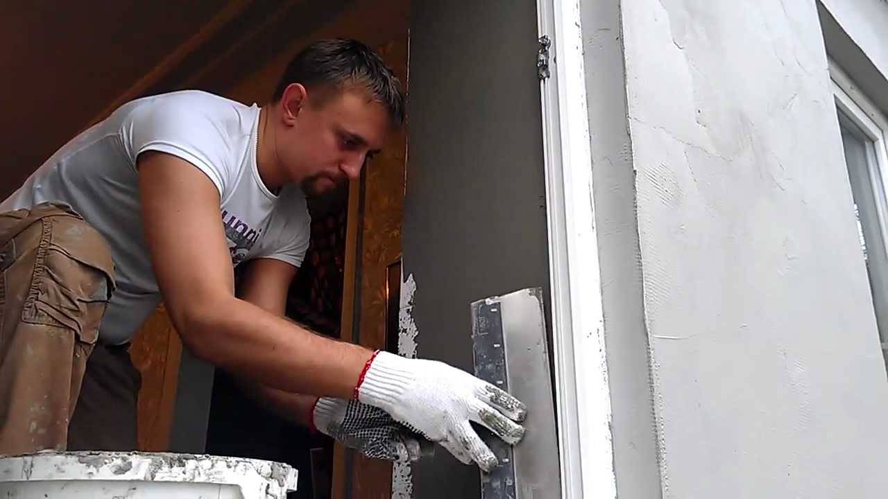 Как штукатурить откосы на окнах своими руками