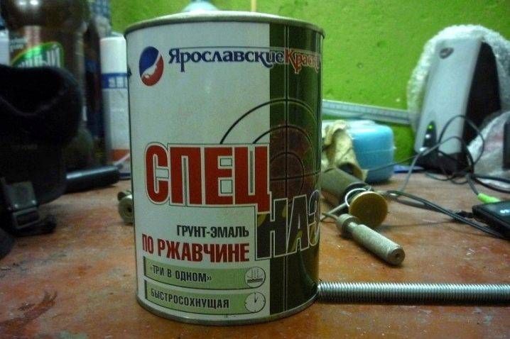Краска по металлу 3 в 1 по ржавчине: состав и использование