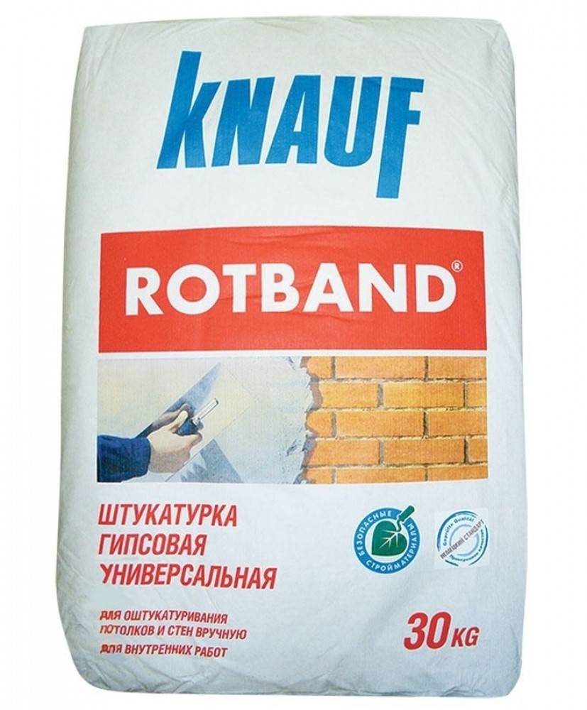 Гипсовая штукатурка knauf: универсальные смеси, срок годности штукатурки