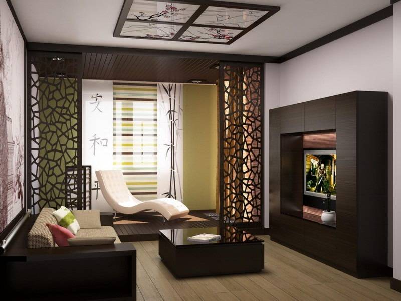 Дизайн спальни в японском стиле