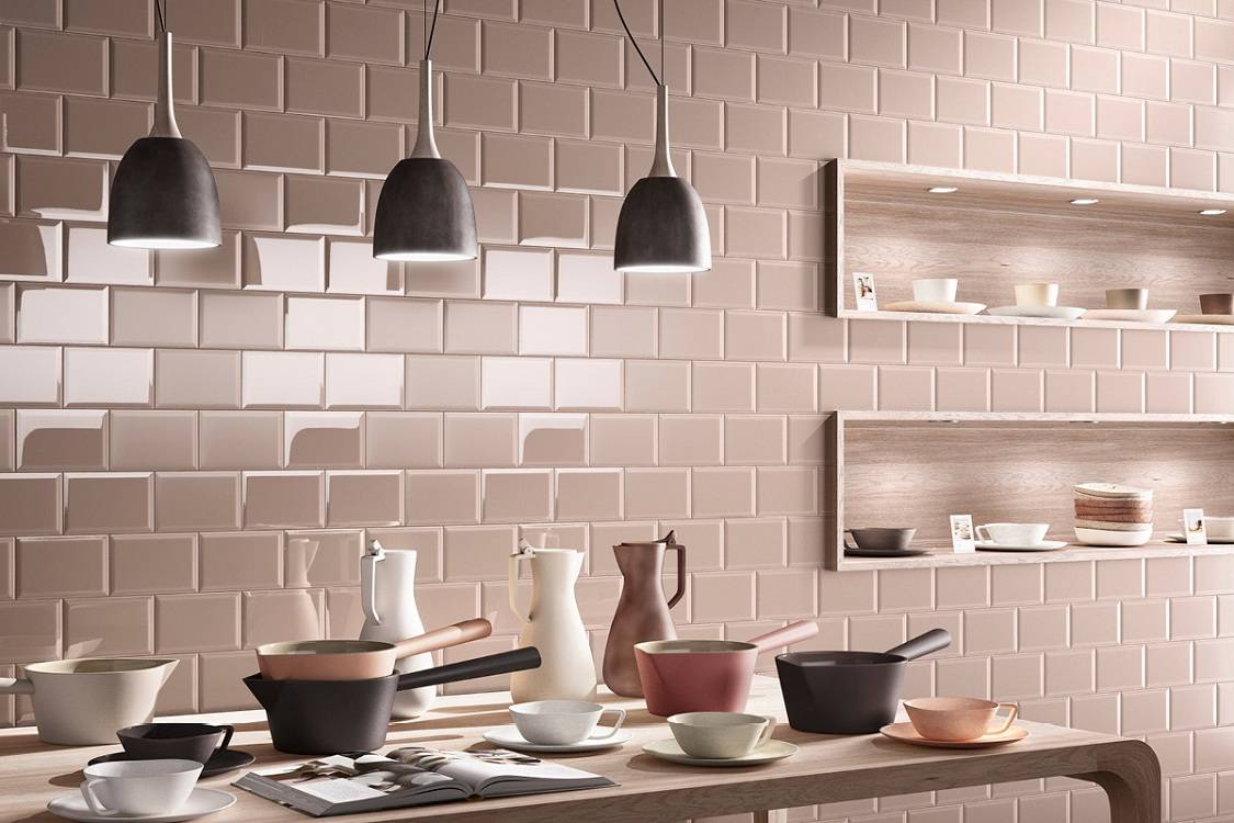 Фартук из плитки «кабанчик» в интерьере кухни – от выбора дизайна до укладки своими руками