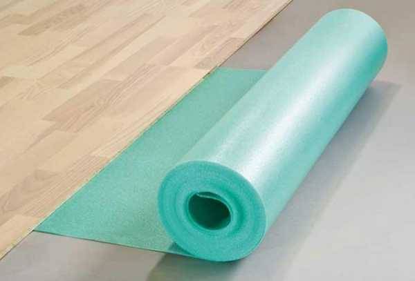 Укладка подложки под ламинат