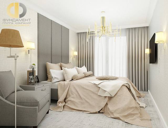 Дизайн гостиной спальни: 75 идей организации пространства