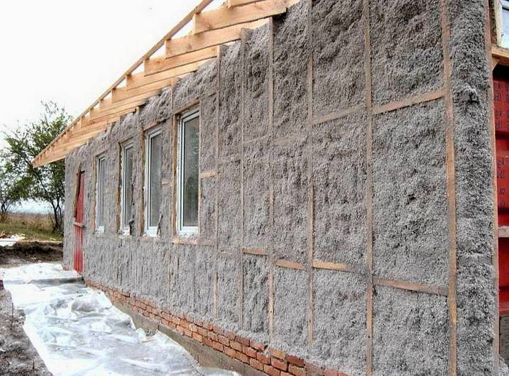 Ручная укладка эковаты