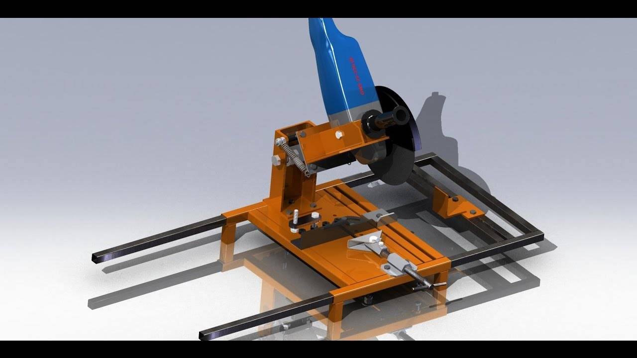 Станок для болгарки своими руками чертежи и видео пошаговая