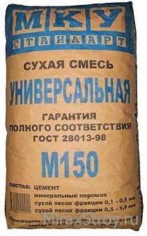 Цементно-песчаная смесь: технические характеристики и состав плотности