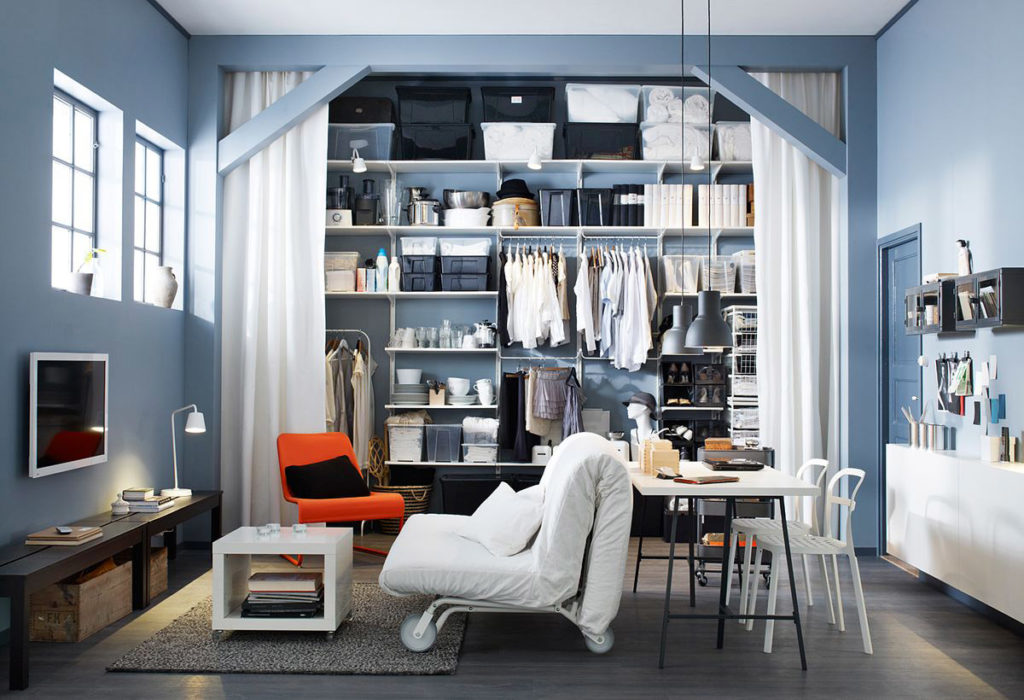 Как организовать систему хранения в маленькой квартире