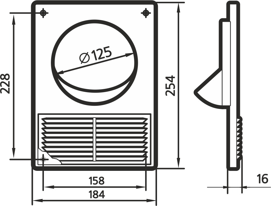 Вентиляционные решетки: декоративные, накладные, круглые (для вытяжки и кухни)