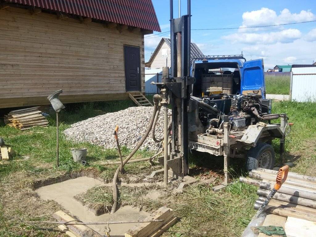 Бурение скважин на воду малогабаритной установкой