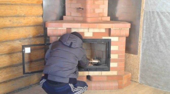Как выложить камин из кирпича